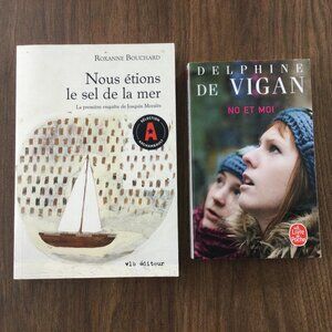 2-Book Bundle – No et moi + Nous étions le sel de la mer (in French)